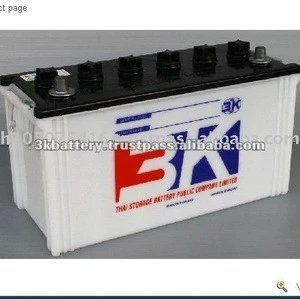 Thailand High Quality 12V 3K N100 (100 AH) Dry charged Automotive Battery