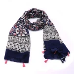 Thin SS scarf polyester hijab scarf ladies outside shawl women light scarf