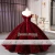 Import TikTok Off the shoulder wine red wedding dress ball gown  party dress prom dress from China