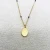 Import Titanium Steel Gold/Silver Color Ellipse Notre Dame Pendant Necklace Female Classic Fashion Jewelry Accessories Gift from China