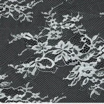 Top quality beautiful flowers voile nylon lace fabric