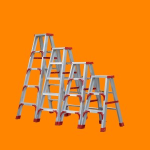 Top Quality Double Side Aluminium Alloy folding step ladder