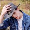 Top Quality mens hand made Artificial leather cowboy hats fashion Sombreros Hat