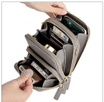 Touch screen crossbody bag mobile holder designer handbags multi-functional mini crossbody bag