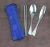 Import Travel Picnic Portable Cutlery Stainless Steel Tableware 3pcs/set Chopsticks Spoon Fork from China