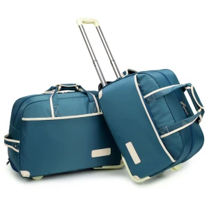 Traveller hotel duffel luggage trolley, men women international polo pilot trolley bag