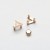 Import Triangle Zinc Alloy Buckle Gold Plated Rivet Stud For Garment from China