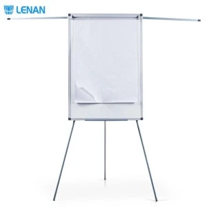 Tripod magnetic white board office meeting foldable movable flip chart stand