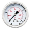 Trustworthy supplier Ready to ship medical stainless steel pressure gauge  axial installation behind 2.5 inch