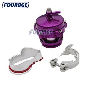 Universal Car Racing Auto Parts with AL Flange and Clamps Polished Billet Aluminum 50mm Dump Blow Off Valve Bov Turbo
