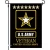 Import US Army Garden Flag American Military USA House Flag Burlap Double Sided U.S Army Veteran Garden Flag Outdoor Banners Yard Decor from China