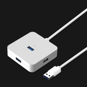 USB 2.0/3.0 Hub 4 Port USB Data Hub Portable Super Speed 0.25m Extension Cable USB Hub