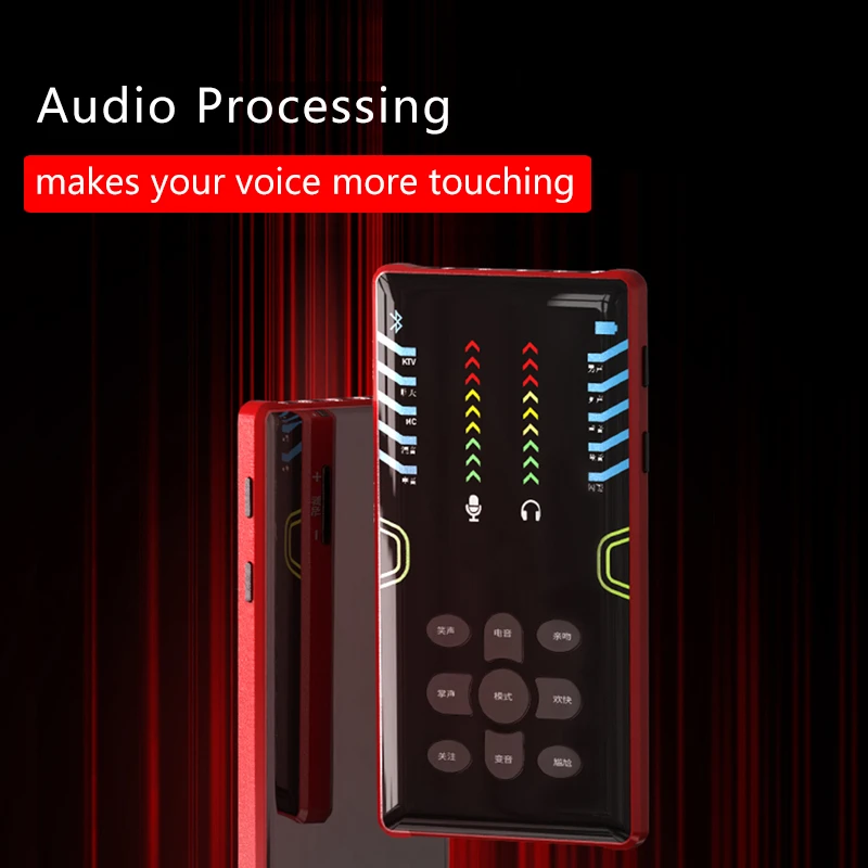 usb interface professional external microphone sound card