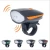 Import USB Rechargeable Cycling Head Light Lamp Bike Warning light LED Bicycle Front Light with Horn Alarm Bell from China