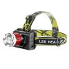 USB Rechargeable Outdoor Scorpion Catching Sensor Headlight Purple and White Light with Adjustable headband