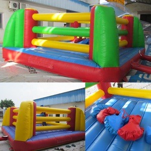 used inflatable boxing ring for sale with gloves and helmets