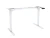 Import V-Mounts Electric Adjustable Height Adjustable Standing Desks Sit to Stand Desk in White Color from China