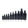 Violet optical glass essential oil bottles 10ml 30ml 50ml 60ml 100ml black essential oil bottle