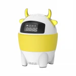 Vofull promotional gift cartoon blue tooth Wireless heavy big bass bt alarm clock  blue tooth  5.0 speaker