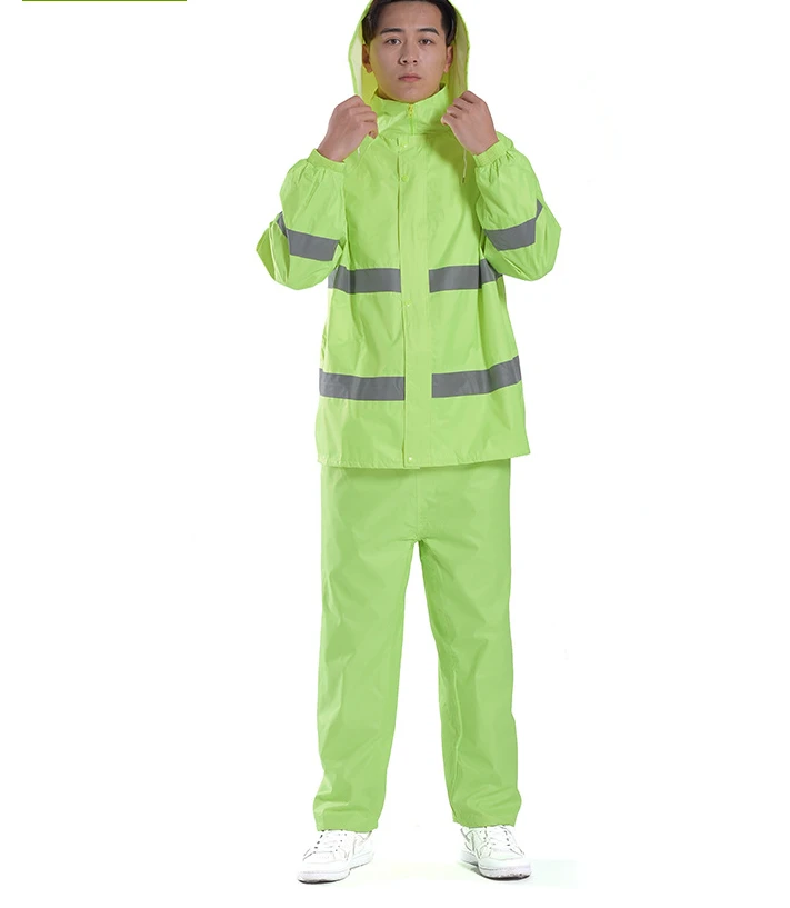 W-9 high quality rain coat working clothes raincoat rain wear set waterproof raincoat rain coat