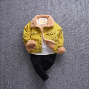 W8617 2017 New fashion thick warm kids coats childrens winter clothes kids jackets