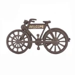 Wall mounted bicycle bathroom towel racks