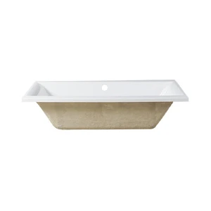 Waltmal American Standard  New square centre drain acrylic drop in tub for project  WTM-02817