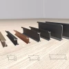 Waterproof Aluminum Skirting Profile Wall Protector Metal Skirting Board Baseboard