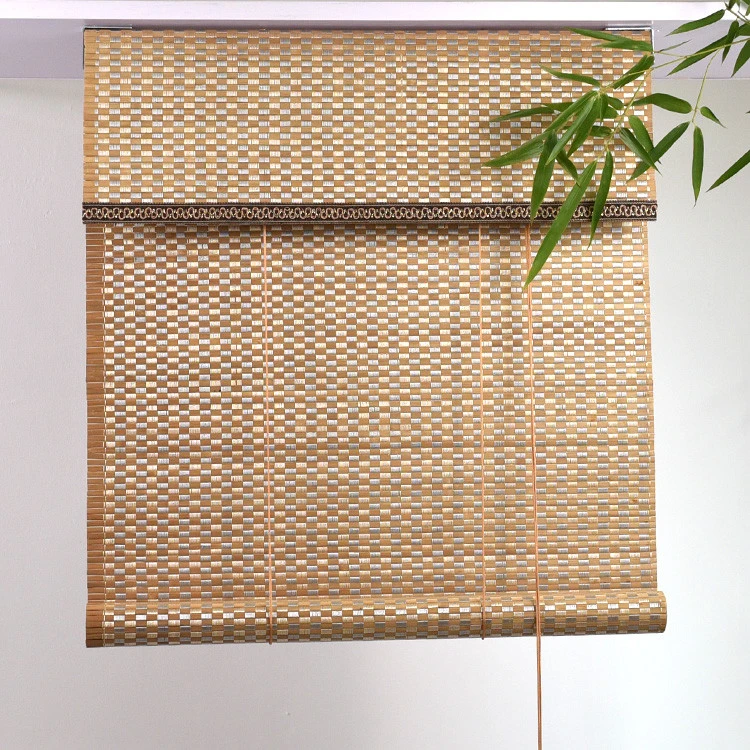Waterproof outdoor bamboo blinds rolling shutter window  blinds