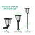 Import Waterproof RGB Led Path Wall Outdoor Street Solar Garden Light from China