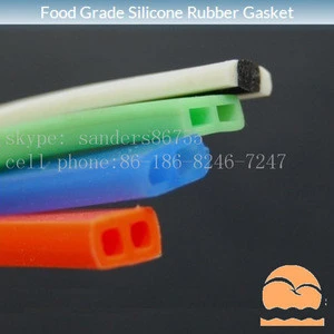 we manufacture lock fit and air tight extruded silicone rubber gaskets for air tight plastic and steel lunch box tiffin