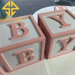 Wedding decoration DIY Acrylic Transparent Balloon Box Wedding Backdrop Party Supplies