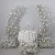 Import Wedding Event Decor Table Garland Horn Artificial White Rose Babys Breath Arch Flower Runner wedding supplies from China