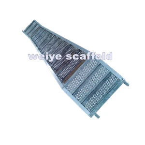 welded aluminum scaffold stair 26kg for Haki scaffolding system