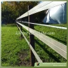 White color soft safety rail horse fence