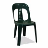 WHITE PLASTIC STACKING CHAIR for OUTDOOR,INDOOR