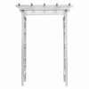 White Wedding Easily Assembled Garden Arbor Water Based Paint Wood arch