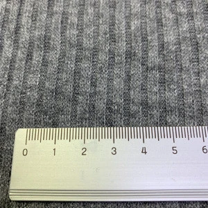 Wholesale 1x1 1x2 OEM ODM High Quality Rayon Nylon Polyester Sweater Collar Knit Rib Fabric For Clothing