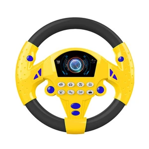 Wholesale 2020 plastic steering wheel new kids baby funny early learning educational toys for child kids games led light