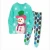 Import Wholesale adult kids girls red and green white striped 100% cotton matching family christmas pajamas from China