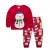Import Wholesale adult kids girls red and green white striped 100% cotton matching family christmas pajamas from China