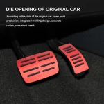Wholesale Aluminum Car Break Pedal Cover Interior Decoration Accessory For Audi Q5