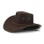 wholesale american new design suede leather cowboy hat with string