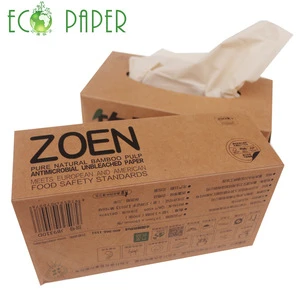 Wholesale bamboo pulp box facial tissue