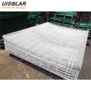 Wholesale cheap outdoor galvanized steel fence, white mesh wire fence panels, metal wire mesh fence
