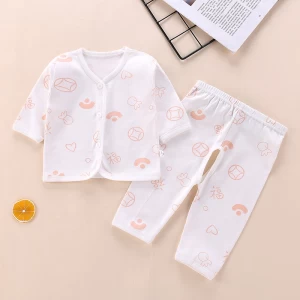 Wholesale cotton newborn baby underwear set