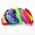 Import Wholesale Custom Debossed Color Filled Silicone Wristband from China