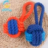 Wholesale Custom Large pet dog knot rope ball chew cotton rope toy