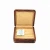 wholesale Custom solid wood made high-end Nature colour small jewelry box ring display box