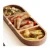 Import Wholesale custom wooden tray snack tray three grid kitchen utensils party supplies from China